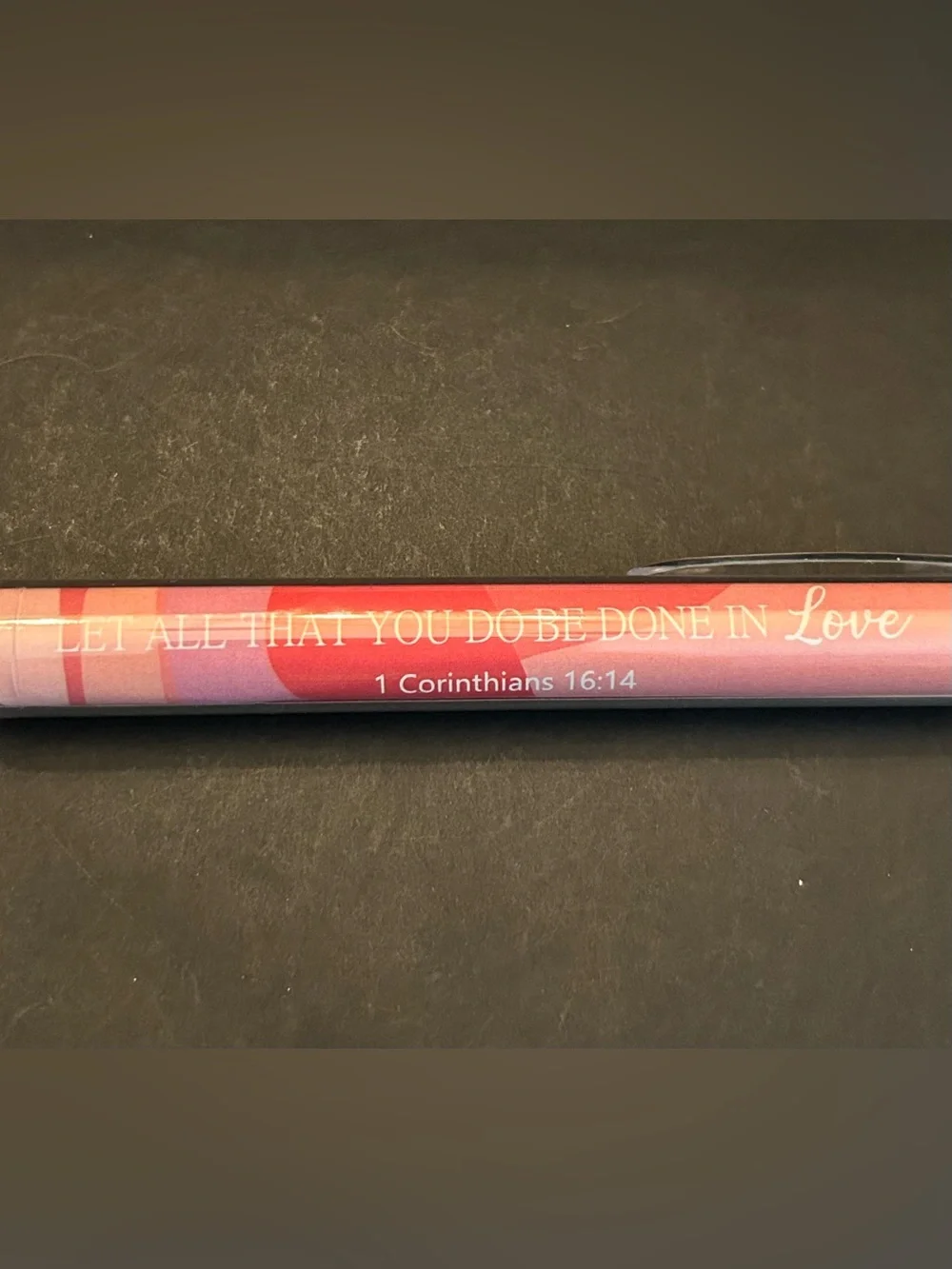 Inspirational Scripture Ballpoint Pens - Pastel Gradient Set of 9 Med Pt Black